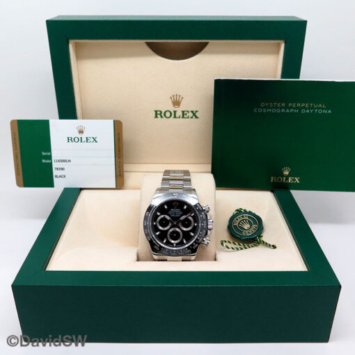 Rolex 116500LN Cosmograph Daytona with Black Dial - Image 2