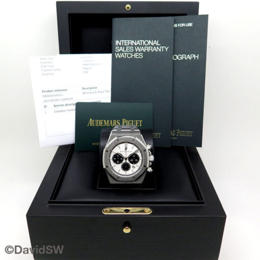 Audemars Piguet 26331ST Royal Oak Chronograph with Silver Dial - Image 2