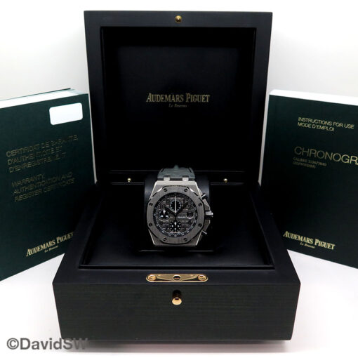 Alternative view of Audemars Piguet 26470ST Royal Oak Offshore Chronograph with Slate Grey Dial