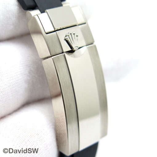 Rolex 126519LN Cosmograph Daytona 18K White Gold with Steel Dial on Oysterflex (New Model) - Image 7