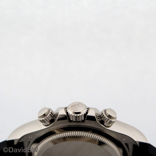 Rolex 126519LN Cosmograph Daytona 18K White Gold with Steel Dial on Oysterflex (New Model) - Image 4