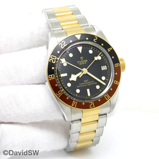 Tudor 79833MN Black Bay GMT S&G 18K/SS 41mm Automatic