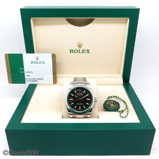 Rolex 116400GV Milgauss with Black Dial - Image 2