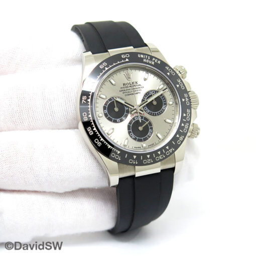 Rolex 116519LN Cosmograph Daytona 18K White Gold with Steel Dial