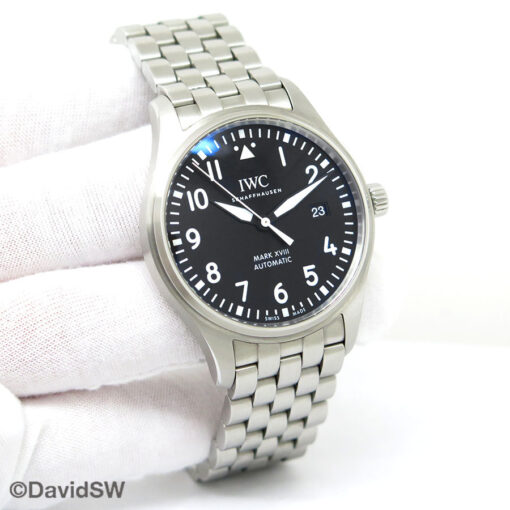 IWC IW3270 Pilot's Watch Mark XVIII with Black Dial on Bracelet