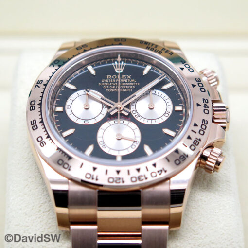 Rolex 126505 Cosmograph Daytona 18K Rose Gold with Black Dial (New Model) - Image 3