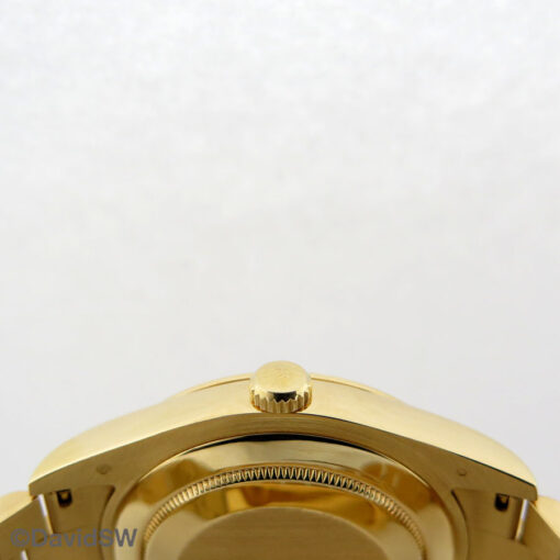 Rolex 218238 Day Date II 18K Yellow Gold with Champagne Roman Dial - Image 4