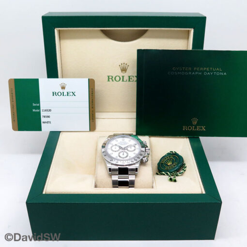 Rolex 116520 Cosmograph Daytona with White Dial - Image 2
