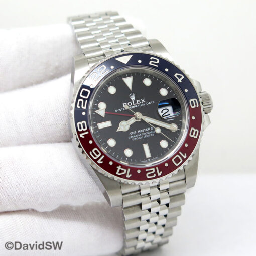 Rolex 126710BLRO GMT Master II on Jubilee