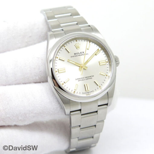 Rolex 126000 Oyster Perpetual with Silver Dial