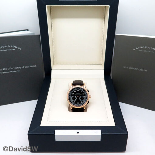 Alternative view of A. Lange and Sohne 414.031 1815 Flyback Chronograph 18K Rose Gold