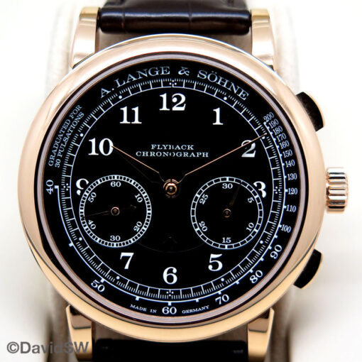 A. Lange and Sohne 414.031 1815 Flyback Chronograph 18K Rose Gold - Image 3