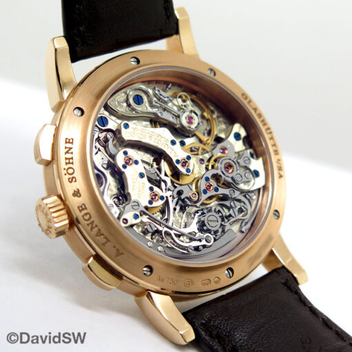 A. Lange and Sohne 414.031 1815 Flyback Chronograph 18K Rose Gold - Image 4