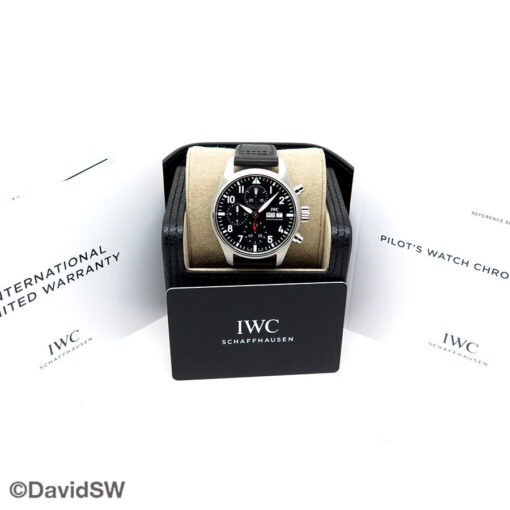 IWC IW3881 Pilot's Watch Chronograph 41mm with Black Dial - Image 2