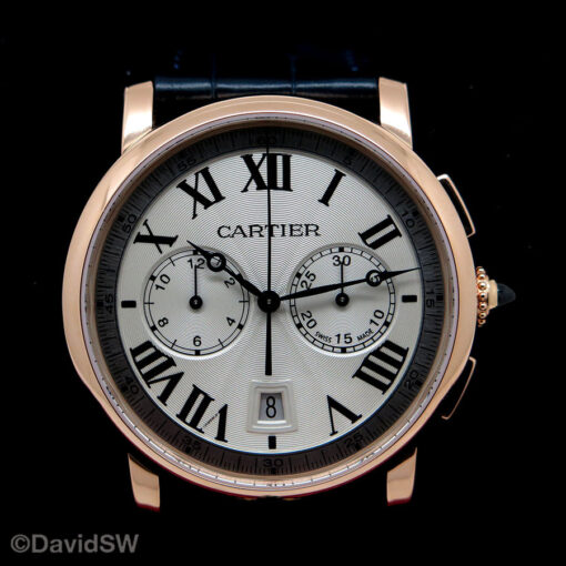 Cartier W1556238 Rotonde de Cartier Chronograph Automatic 18K Rose Gold - Image 3