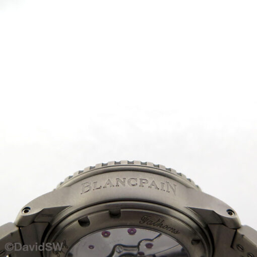 Blancpain Fifty Fathoms Titanium Automatic with Blue Dial on Bracelet - Image 6