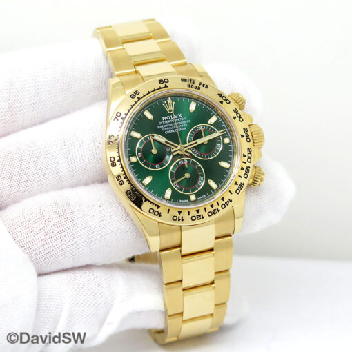Rolex 116508 Cosmograph Daytona 18K Yellow Gold with Green Dial