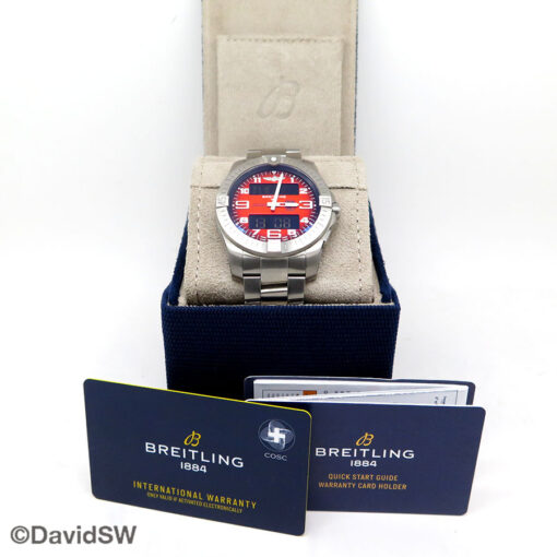 Alternative view of Breitling EB7010 Aerospace B70 Orbiter Titanium