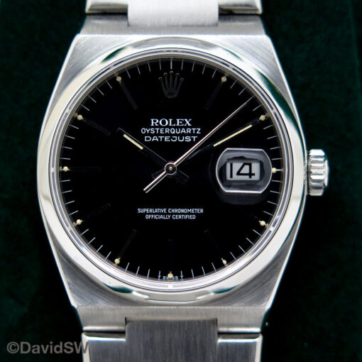 Rolex 17000 Datejust Oysterquartz with Black Dial - Image 3