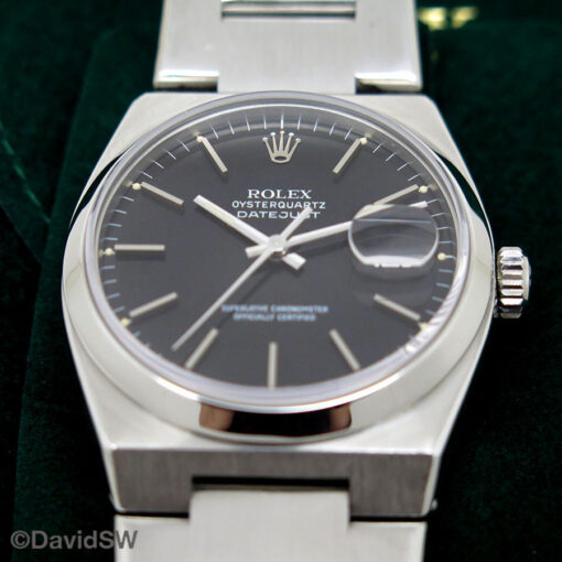 Rolex 17000 Datejust Oysterquartz with Black Dial - Image 4
