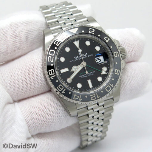 Rolex 126710GRNR GMT Master II on Jubilee (New Model)
