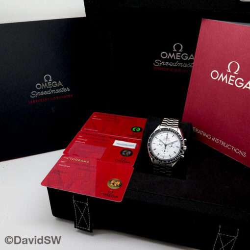 Omega Speedmaster Professional Moonwatch “Sapphire Sandwich” with White Dial - Image 2