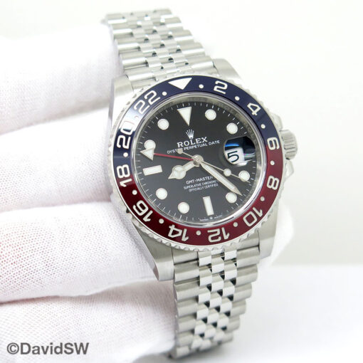 Rolex 126710BLRO GMT Master II on Jubilee