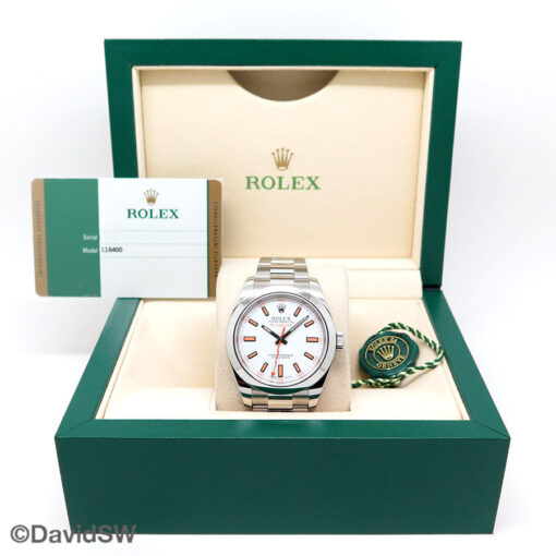 Rolex 116400 Milgauss with White Dial - Image 2