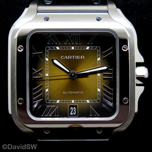Cartier WSSA0064 Santos de Cartier with Brown Dial - Image 3