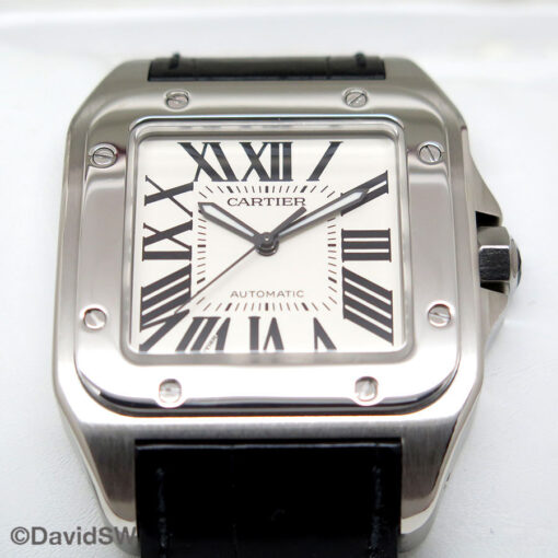 Cartier W20073X8 Santos 100 Silver Automatic - Image 3