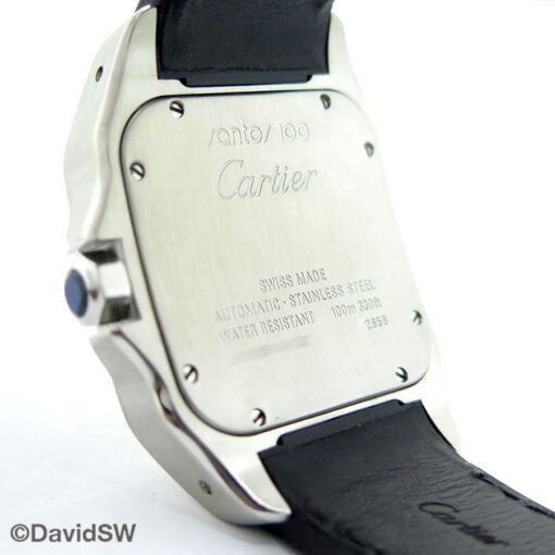 Cartier W20073X8 Santos 100 Silver Automatic - Image 4