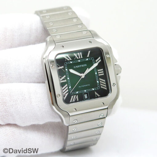 Cartier WSSA0062 Santos de Cartier Large with Green Dial
