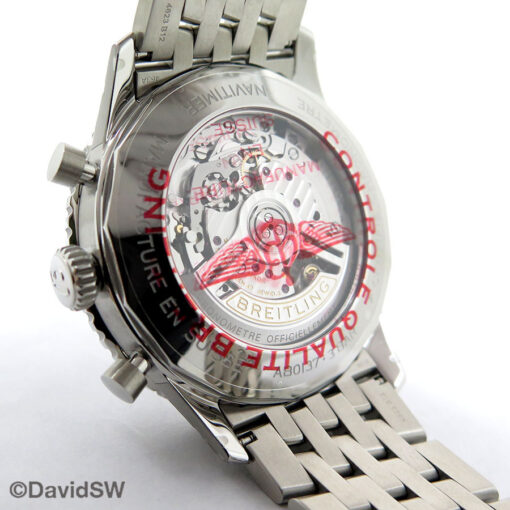 Breitling AB0137 Navitimer B01 Chronograph 46mm with Black Dial on Bracelet - Image 4