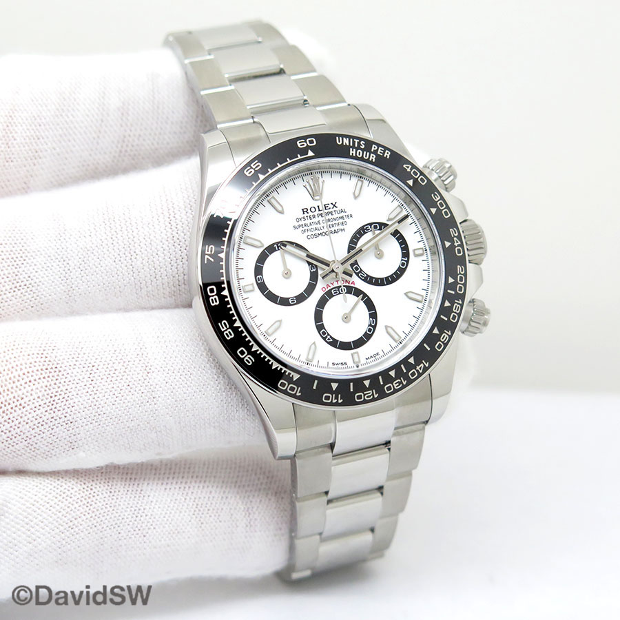 Rolex 126500LN Cosmograph Daytona with White Dial (New Model)