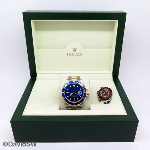 Rolex 16613LB Submariner 18K/SS with Blue Dial - Image 2