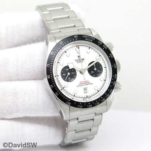 Tudor 79360N Black Bay Chronograph with White Dial