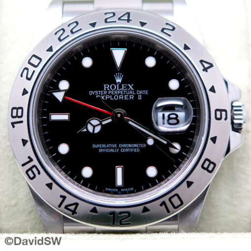 Rolex 16570 Explorer II with Black Dial and 3186 Movement - Image 3