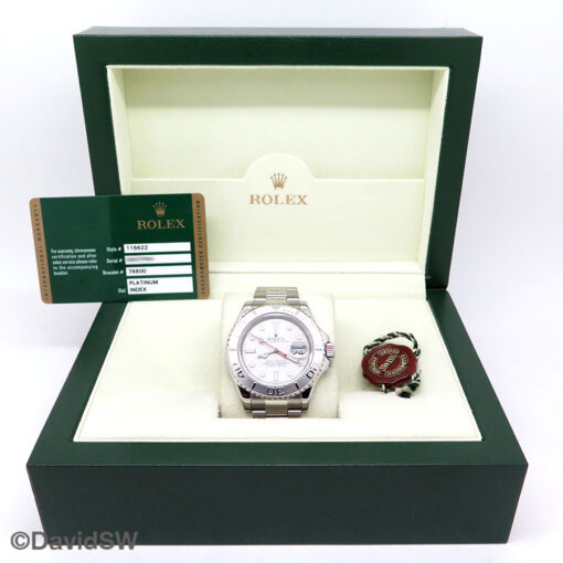 Rolex 116622 Yachtmaster with Platinum Dial - Image 2