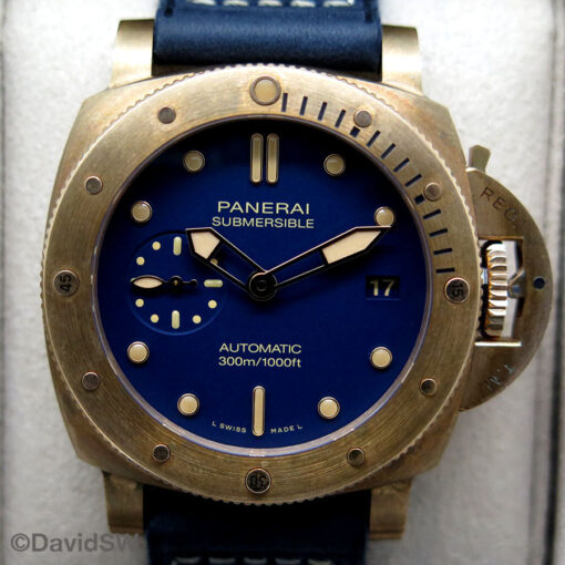 Panerai PAM 1074 Submersible Bronzo Blu Abisso 42mm - Image 4