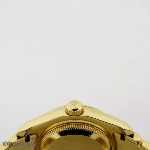 Rolex 69318 Datejust Masterpiece/ Pearlmaster with White Roman Dial and Diamond Bezel - Image 5