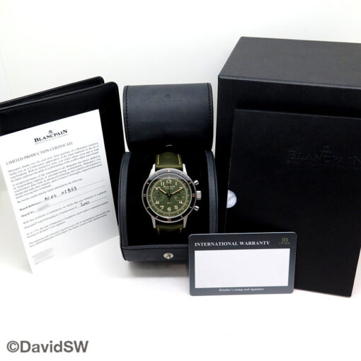 Alternative view of Blancpain Air Command Flyback Chronograph Limited Edition Green (New Model)