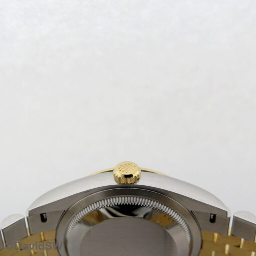 Rolex 126233 Datejust 18K/SS with Olive Green Roman Diamond VI/IX Dial on Jubilee - Image 4