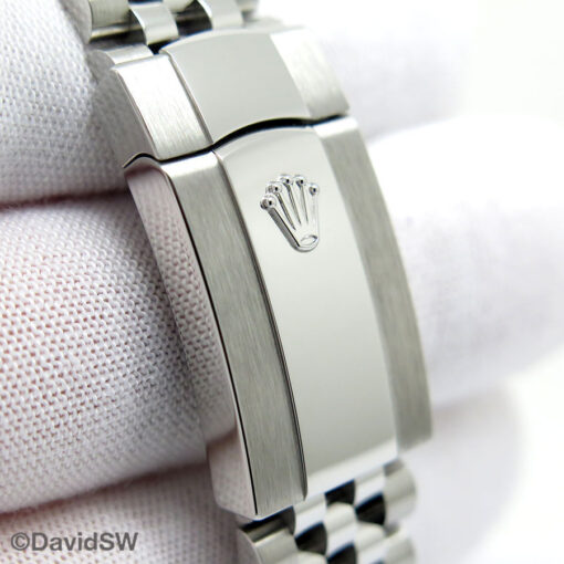 Rolex 126300 Datejust 41 with Slate Roman Dial on Jubilee - Image 7