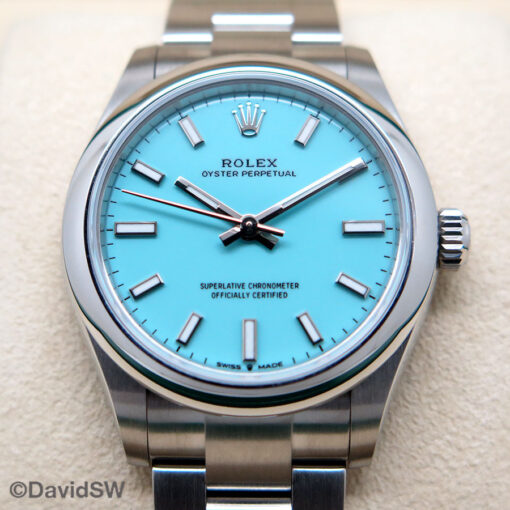 Rolex 277200 Oyster Perpetual 31 with Turquoise Dial - Image 3