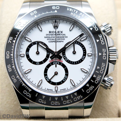 Rolex 126500LN Cosmograph Daytona with White Dial (New Model) - Image 3