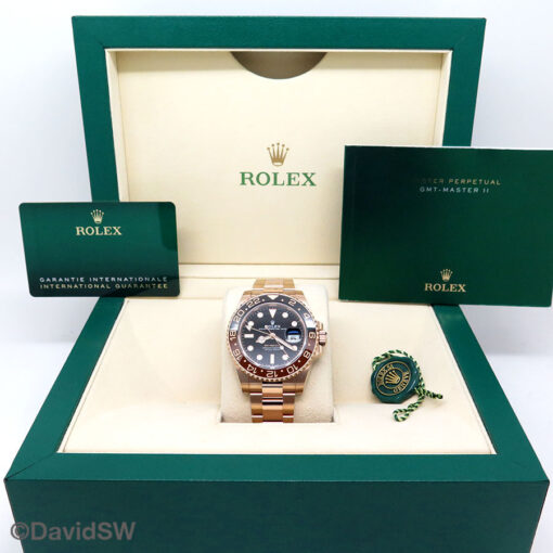 Rolex 126715CHNR GMT Master II 18K Rose Gold - Image 2