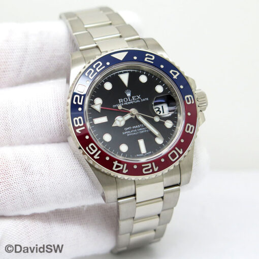 Rolex 116719BLRO GMT Master II 18K White Gold with Black Dial