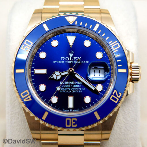 Rolex 126618LB Submariner 41 18K Yellow Gold - Image 3