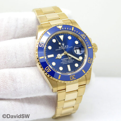 Rolex 126618LB Submariner 41 18K Yellow Gold