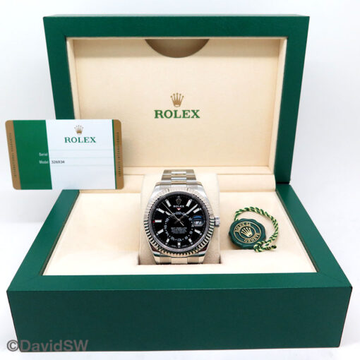 Rolex 326934 Skydweller with Black Dial on Oyster - Image 2